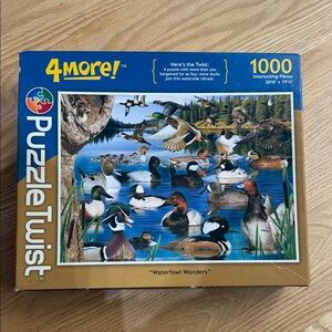Puzzle Twist Waterfowl Wonders 1000 Piece Puzzle
